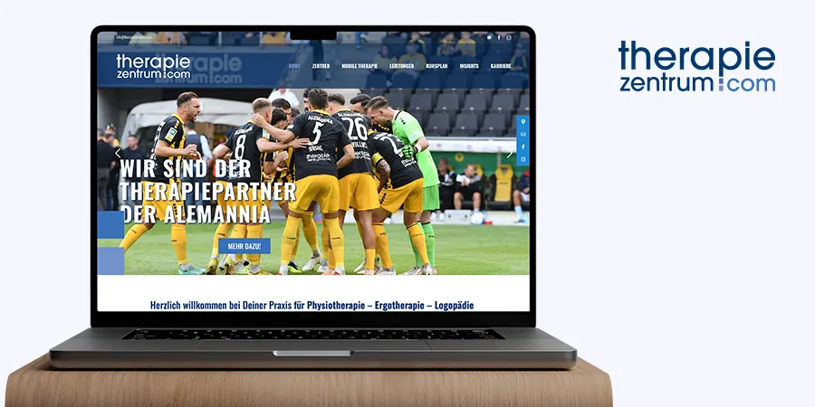 Website Therapie Zentrum