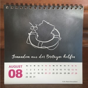 Pixelwald Kalender August 