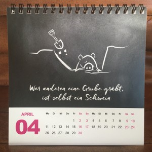Pixelwald Kalender April