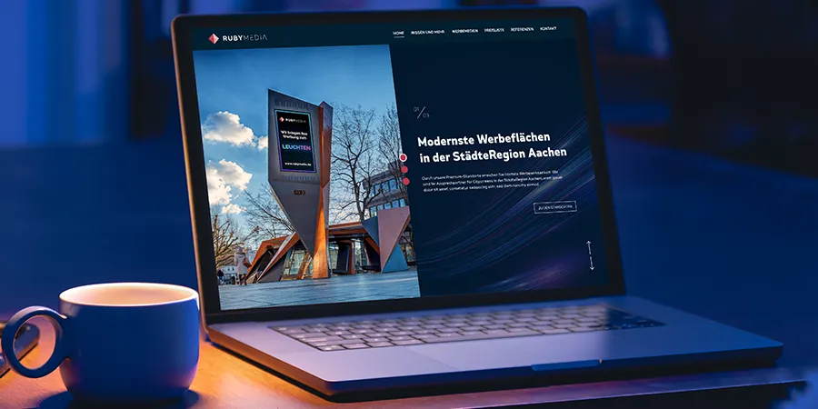 Screenshot Website Rubymedia