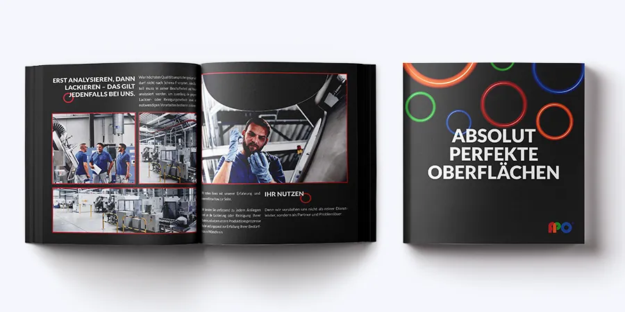 Grafikdesign Broschüre APO